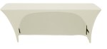 Ivory Color 18 x 72 Training Table Cover with Open Back 