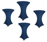 Navy Blue Color 4 Pack 30x42 Table Covers