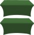 Green Color 2 Pack Table Covers