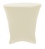 Ivory Lowboy 30 Round x 30 Height Stretch Fitted Spandex Table Cover