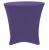 Purple Lowboy 30 Round x 30 Height Stretch Fitted Spandex Table Cover
