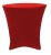 Red Lowboy 30 Round x 30 Height Stretch Fitted Spandex Table Cover