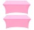 Pink Color 2 Pack Table Covers