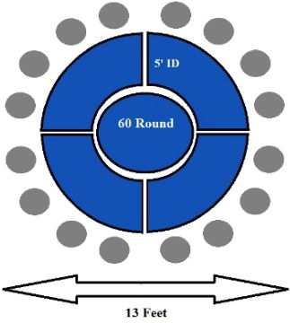 16 top round table