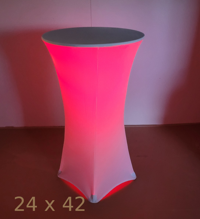 LED Cocktail Table Light, RGBW - Grand Rental Station