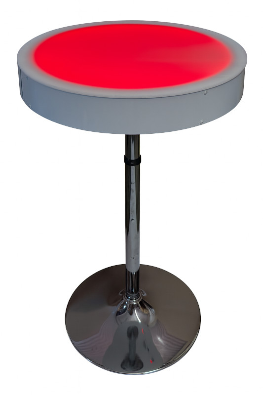 Round Battery Powered LED Table