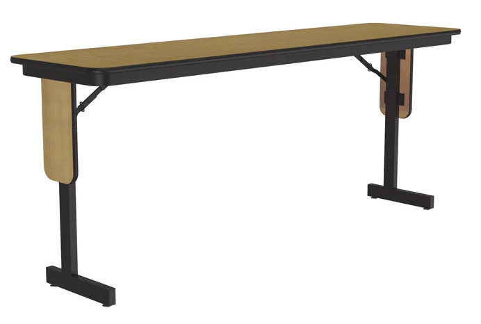 Panel Leg 18 Inch Width Seminar Table with 3/4 Laminate Top