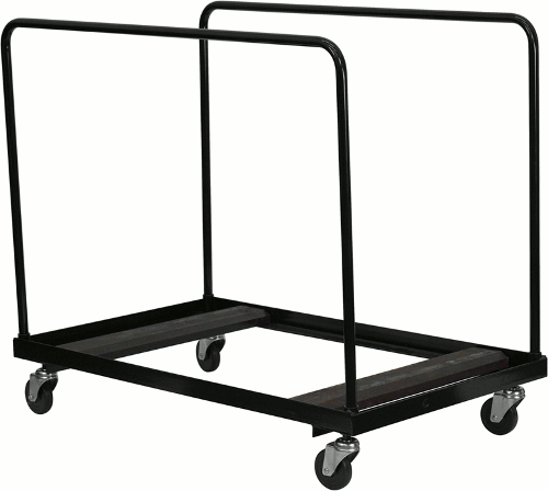Standard Duty Round Table Cart For 60, Round Table Carts
