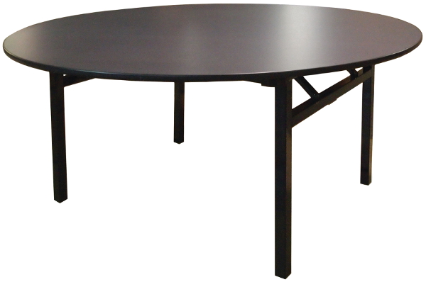 60 Inch Round Square Leg Folding Banquet Table W Laminate Top