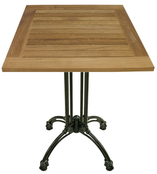 Teak Resin Square Table