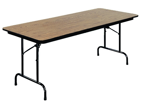 6 Foot Long Folding Table W Laminate, How Wide Is A Standard 6 Foot Banquet Table