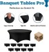 Case Pack of  (10) 72 Inch Round Stretch Table Covers