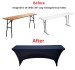 18x96 Fitted Spandex Training Table Cover