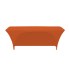 Orange Color 18 x 72 Training Table Cover with Open Back 