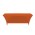 Orange Color 18 x 72 Training Table Cover with Open Back 