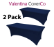 2 Pack Navy Blue Rectangular Table Covers