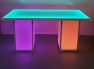 30 x 60 LED Glowing Banquet Table w/ Removable Column Bases
