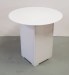 30 Inch Round LED Glow Table with Light Up Column Base