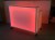 Folding LED Glow Light Up Portable Bar on Wheels