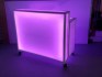 Folding LED Glow Light Up Portable Bar on Wheels