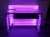 Folding 4 Foot LED Glow Light Up Portable Bar on Wheels