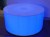 48 Inch Round Cylinder Display BLUE