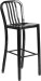 Black Outdoor Metal Bar Stool