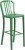 Green Outdoor Metal Bar Stool