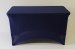 30x48 4 Foot Navy Blue Fitted Spandex Table Cover