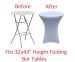Fits 32 x 43 Bar Height Tables