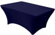 30x48 4 Foot Navy Blue Fitted Spandex Table Cover