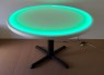 48 Inch Diameter Round LED Glow Table w/ Cast Iron Base