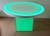 48 Inch Diameter Round LED Glow Table w/ Cube Base