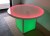 48 Inch Diameter Round LED Glow Table w/ Cube Base