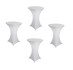 White Color 4 Pack 30x42 Table Covers