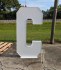 6 foot marquee letter C