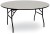 60 Inch Diameter Gray Glace