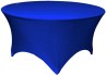 Royal Blue Round 60 Inch (5 Ft) Spandex Stretch Table Cover