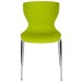 Green Contemporary Design Plastic Stack Chair