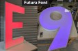 Futura Font Marquee Letters