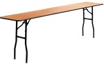 18 x 96 Plywood Folding Seminar Table