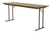 24 Inch Width 3/4 Laminate Top Seminar Table w/ Off-Set Legs