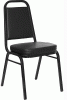 Black Vinyl Stack Chair