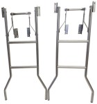 Bar Height Folding Table Legs 20 Inch Wide x 40 Inch Tall (Pair of 2)