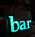 Outdoor Raised Letter Color Changing LED Glow Hanging Profile Signs
