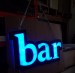 Outdoor Raised Letter Color Changing LED Glow Hanging Profile Signs