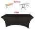 30x96 8 Foot Stretch Spandex Table Cover
