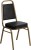 Black Vinyl Chair Gold Frame