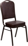 Brown Vinyl Banquet Chair