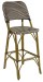 Chocolate Rattan Bar Stool